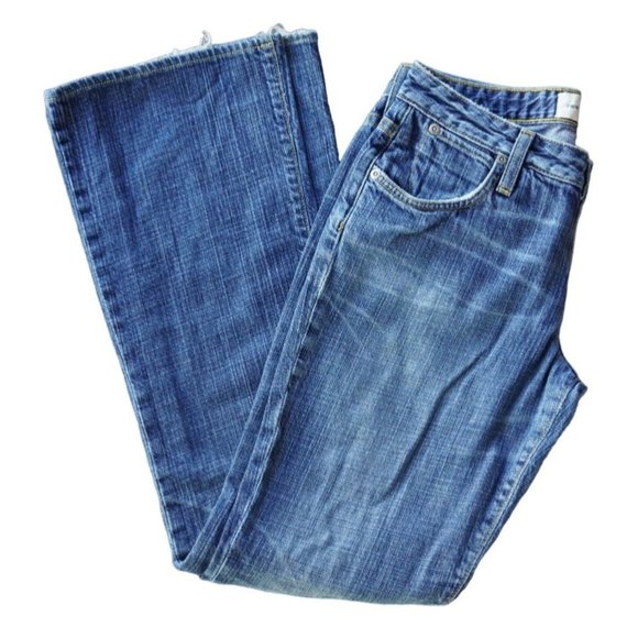 Paper Denim & Cloth Jeans Size 27 2-MOD-02 Bootcut Low Rise Distressed Frayed - Picture 7 of 15